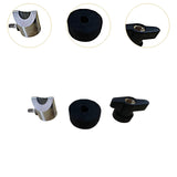 Maxbell Cymbal Accessories Easy to Install Sturdy Cymbal Holder for Percussion Parts Short Cymbal Rest