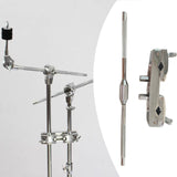 Maxbell Cymbal Stand Mount Holder Lightweight Practice Tool Cowbell Mounting Bracket with Mount Clamp