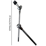 Maxbell Cymbal Holder Clamp Adjustable Mount Cymbal Clip Drum Extension Clamp Holder with Arm Clamp