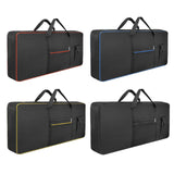 Maxbell 61Key Keyboard Bag Padded Electric Piano Case for Concert School Performance Red
