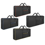 Maxbell 61Key Keyboard Bag Padded Electric Piano Case for Concert School Performance Red