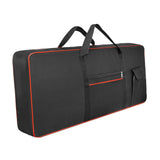 Maxbell 61Key Keyboard Bag Padded Electric Piano Case for Concert School Performance Red