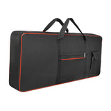 Maxbell 61Key Keyboard Bag Padded Electric Piano Case for Concert School Performance Red