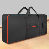 Maxbell 61Key Keyboard Bag Padded Electric Piano Case for Concert School Performance Red