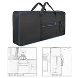 Maxbell 61Key Keyboard Bag Padded Electric Piano Case for Concert School Performance Blue
