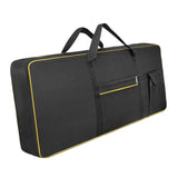 Maxbell 61Key Keyboard Bag Padded Electric Piano Case for Concert School Performance Yellow