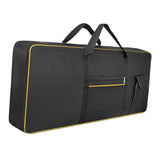 Maxbell 61Key Keyboard Bag Padded Electric Piano Case for Concert School Performance Yellow