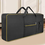 Maxbell 61Key Keyboard Bag Padded Electric Piano Case for Concert School Performance Yellow