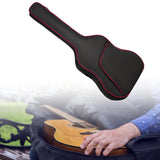 Maxbell Acoustic Guitar Bag 40inch 41inch Guitar Backpack for Travel Acoustic Guitar red