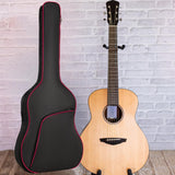 Maxbell Acoustic Guitar Bag 40inch 41inch Guitar Backpack for Travel Acoustic Guitar red