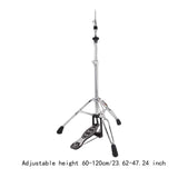 Maxbell Hi Hat Stand with Smooth Pedal Portable Drum Hi Hat Cymbal Stand for Drummer