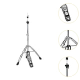 Maxbell Hi Hat Stand Practice Portable with Smooth Pedal 3 Leg Drum Percussion Parts