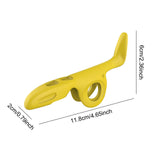 Maxbell Violin Bow Grip Violins Collimator Bow Straightener for Kids Beginner Adults yellow