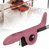 Maxbell Violin Bow Grip Violins Collimator Bow Straightener for Kids Beginner Adults pink