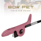 Maxbell Violin Bow Grip Violins Collimator Bow Straightener for Kids Beginner Adults pink