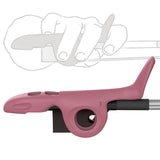 Maxbell Violin Bow Grip Violins Collimator Bow Straightener for Kids Beginner Adults pink