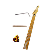 Maxbell Maple Wood Guitar Neck Smooth Surface 22 Frets for Electric Guitar Accessory