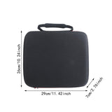 Maxbell Microphones Organizer Case EVA Portable Shockproof Hard Shell Fits Four Mics