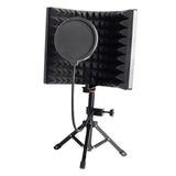 Maxbell 3 Panels Microphone Isolation Shield for Studio Podcasts Recording Equipment
