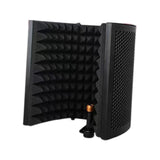 Maxbell Microphone Isolation Shield 3 Panel for Live Broadcast Mini Mic Shield