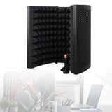 Maxbell Microphone Isolation Shield 3 Panel for Live Broadcast Mini Mic Shield