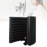 Maxbell Microphone Isolation Shield 3 Panel for Live Broadcast Mini Mic Shield