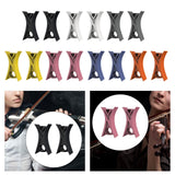 Maxbell 2Pcs Violin Stopper for Bow Instrument Accessories Easy to Use Learning Practice black
