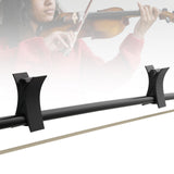 Maxbell 2Pcs Violin Stopper for Bow Instrument Accessories Easy to Use Learning Practice black