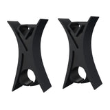 Maxbell 2Pcs Violin Stopper for Bow Instrument Accessories Easy to Use Learning Practice black