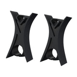 Maxbell 2Pcs Violin Stopper for Bow Instrument Accessories Easy to Use Learning Practice black