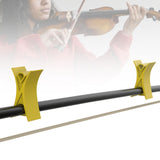 Maxbell 2Pcs Violin Stopper for Bow Instrument Accessories Easy to Use Learning Practice yellow