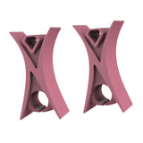 Maxbell 2Pcs Violin Stopper for Bow Instrument Accessories Easy to Use Learning Practice pink