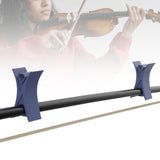 Maxbell 2Pcs Violin Stopper for Bow Instrument Accessories Easy to Use Learning Practice navy blue