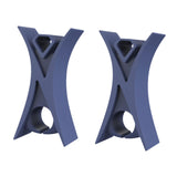 Maxbell 2Pcs Violin Stopper for Bow Instrument Accessories Easy to Use Learning Practice navy blue
