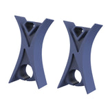 Maxbell 2Pcs Violin Stopper for Bow Instrument Accessories Easy to Use Learning Practice navy blue