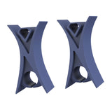 Maxbell 2Pcs Violin Stopper for Bow Instrument Accessories Easy to Use Learning Practice navy blue