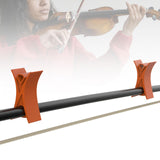 Maxbell 2Pcs Violin Stopper for Bow Instrument Accessories Easy to Use Learning Practice orange