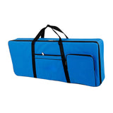 Maxbell 61 Key Keyboard Case Carrying Case Waterproof Piano Gig Bag for Music Studio blue