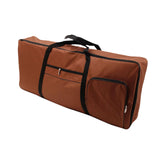 Maxbell 61 Key Keyboard Case Carrying Case Waterproof Piano Gig Bag for Music Studio brown