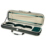 Maxbell Violin Storage Case Handbag Easy Carrying for Beginner Violin Lovers Players green and white