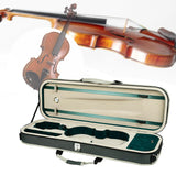 Maxbell Violin Storage Case Handbag Easy Carrying for Beginner Violin Lovers Players green and white