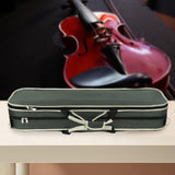 Maxbell Violin Storage Case Handbag Easy Carrying for Beginner Violin Lovers Players green and white