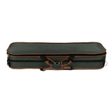 Maxbell Violin Storage Case Handbag Easy Carrying for Beginner Violin Lovers Players green and coffee