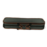 Maxbell Violin Storage Case Handbag Easy Carrying for Beginner Violin Lovers Players green and coffee