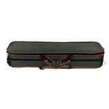 Maxbell Violin Storage Case Handbag Easy Carrying for Beginner Violin Lovers Players green and coffee