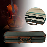 Maxbell Violin Storage Case Handbag Easy Carrying for Beginner Violin Lovers Players green and coffee