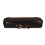 Maxbell Violin Storage Case Handbag Easy Carrying for Beginner Violin Lovers Players black and coffee