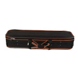 Maxbell Violin Storage Case Handbag Easy Carrying for Beginner Violin Lovers Players black and coffee