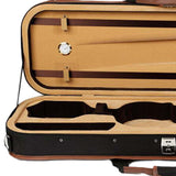 Maxbell Violin Storage Case Handbag Easy Carrying for Beginner Violin Lovers Players black and coffee