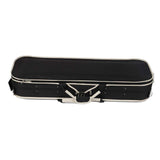 Maxbell Violin Storage Case Handbag Easy Carrying for Beginner Violin Lovers Players white and black